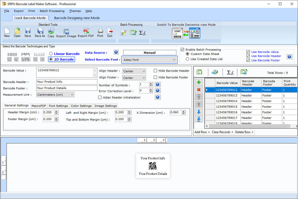 Barcode Label Maker Software