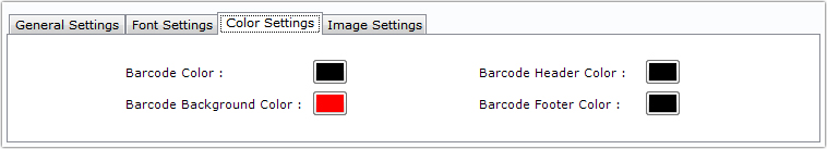 Color Settings Color Settings