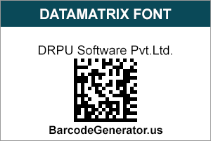 Datamatrix Font