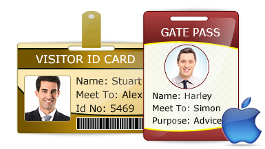 Mac Visitor ID Card