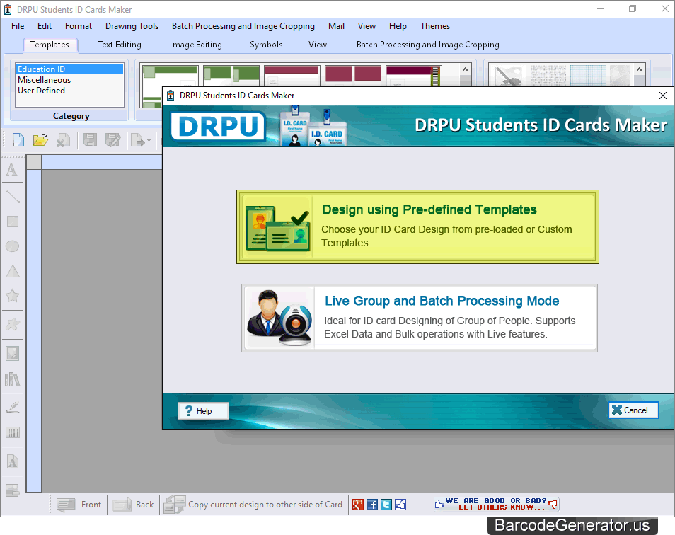 student id cards maker design multiple id cards for students