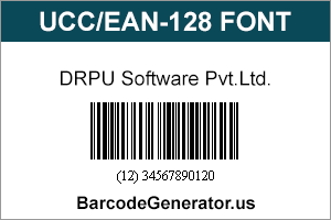 UCC/EAN-128 Fonts