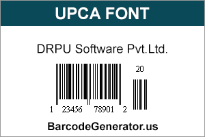 UPCA Fonts