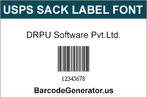 USPS Sack Label Fonts