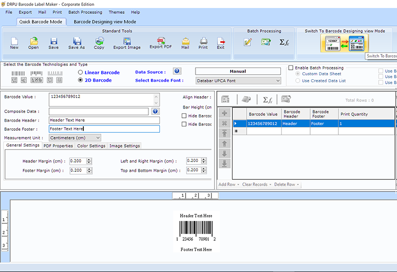 Barcode Generator Software software