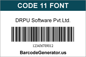 Code 11 Fonts