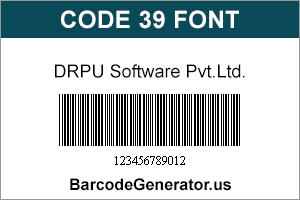 Code 39 Fonts