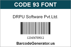 Code 93 Fonts