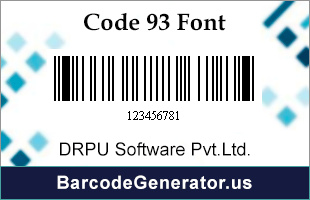 Code 93 Fonts