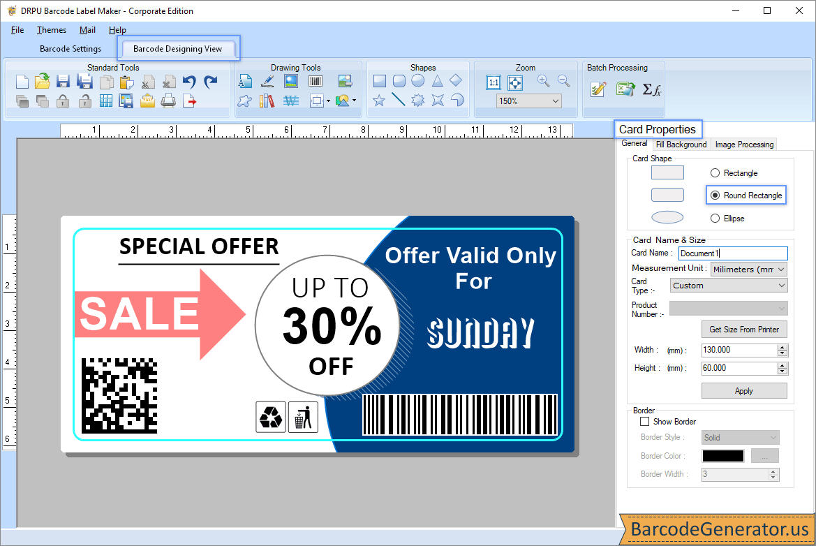Barcode Generator - Corporate Edition