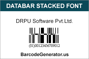 Databar Stacked Font