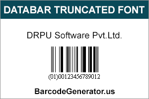 Databar Truncated Font