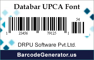 Databar UPCA Font