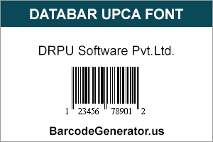 Databar UPCA Font