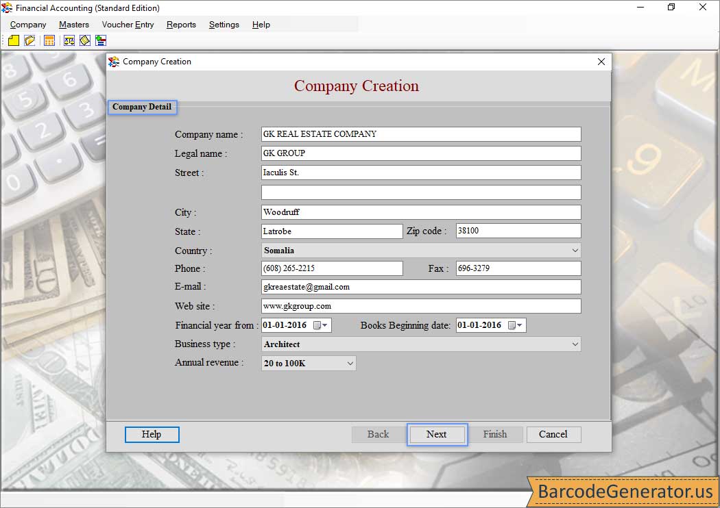 Financial Accounting Software (Standard Edition)