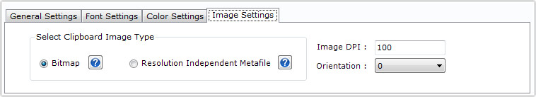 Image Settings Image Settings