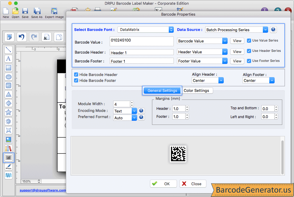 MAC Barcode Generator - Corporate Edition