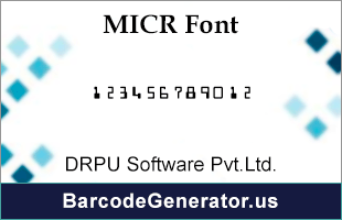 MICR Font