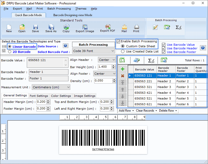 Barcode Generator Professional Edition software design barcode tags