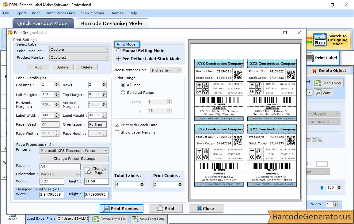 Barcode Generator - Professional Edition