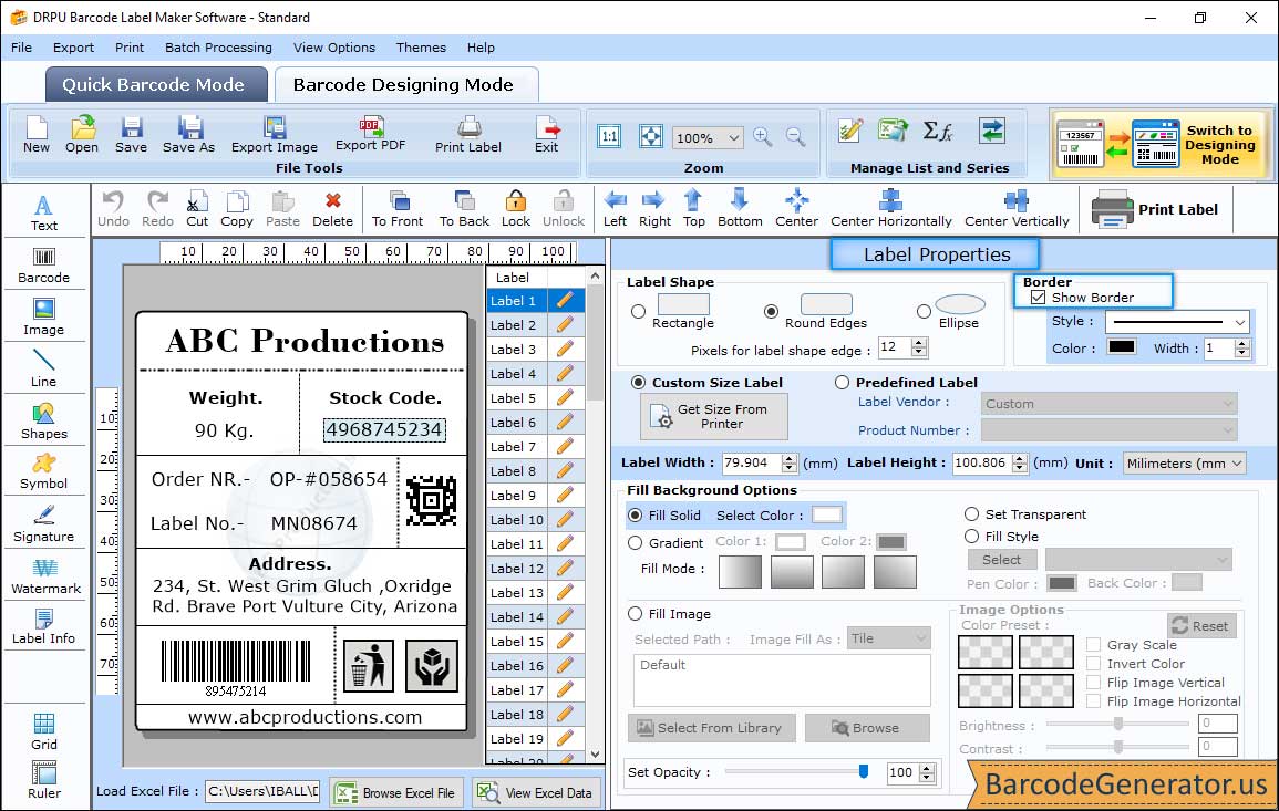 Barcode Generator - Standard Edition