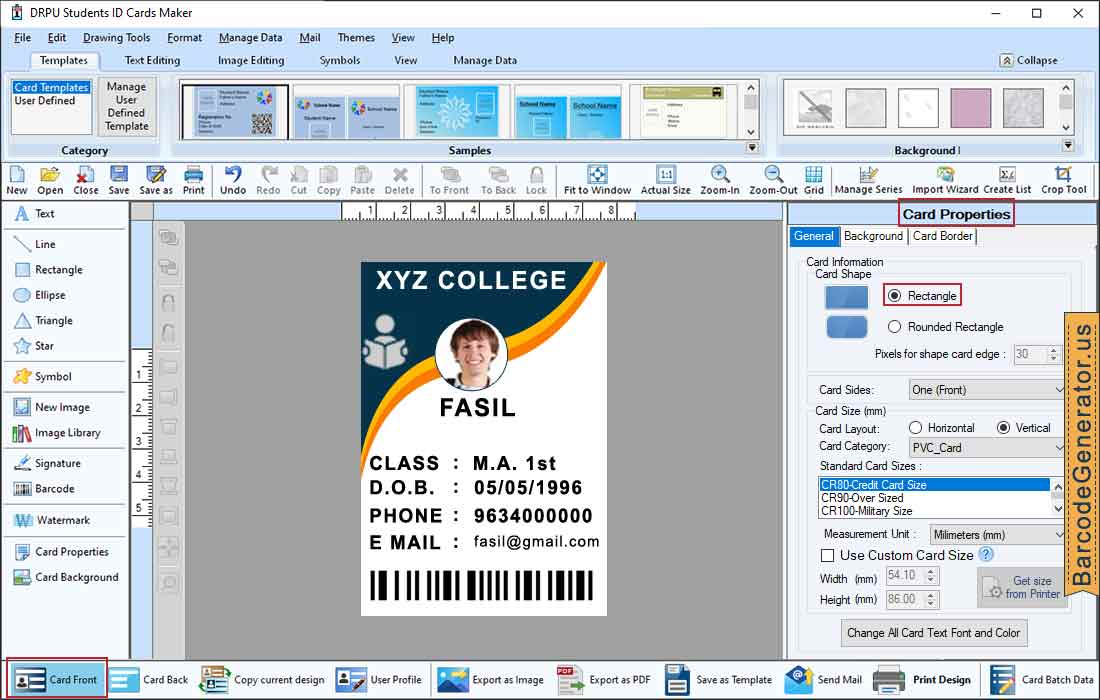 Student ID Cards Maker