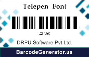 Telepen Fonts