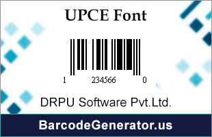 UPCE Fonts