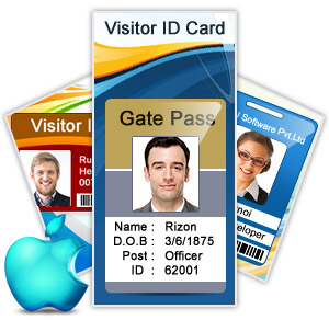 Visitors ID Cards Maker for Mac