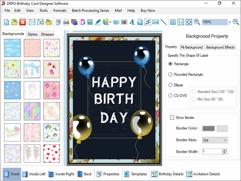 Birthday Card Designing Tool for Window Windows 11 download