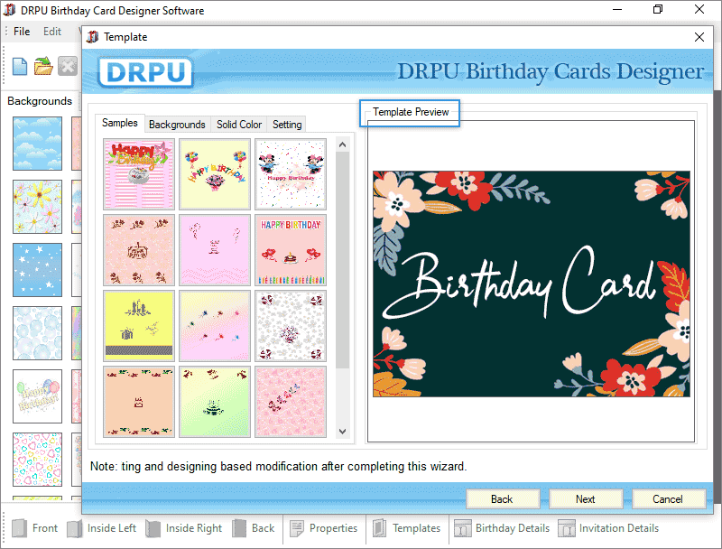 Birthday Cards Maker Software