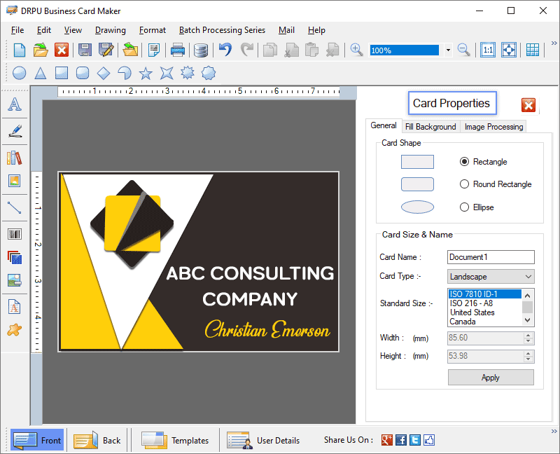 Business card maker software, Business Card designer application, Business card creator application, Business card creator tool, business card maker program, Business Card making tool, Business card designing application, Business card designing tool