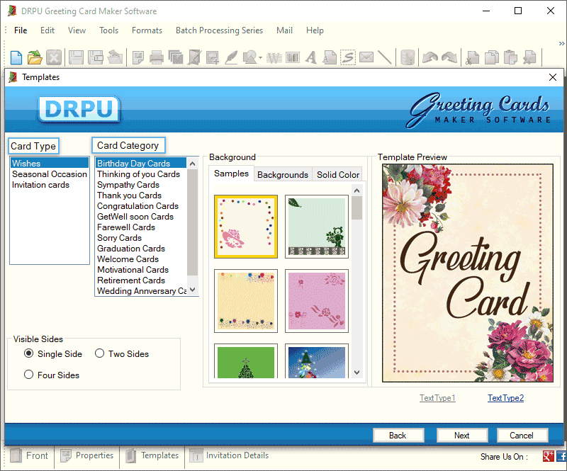 Greeting Cards Maker Software