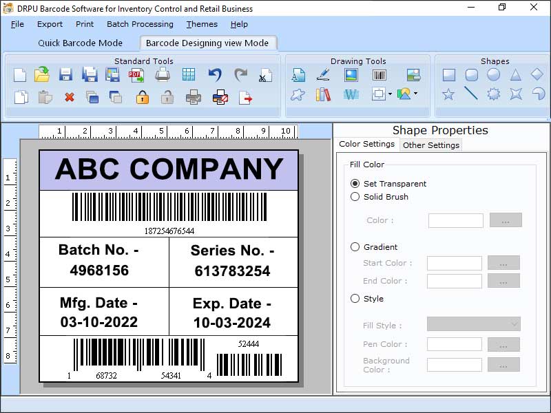 Windows Barcode Software For Inventory