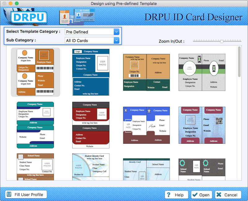 Apple OS X ID Card Maker Application