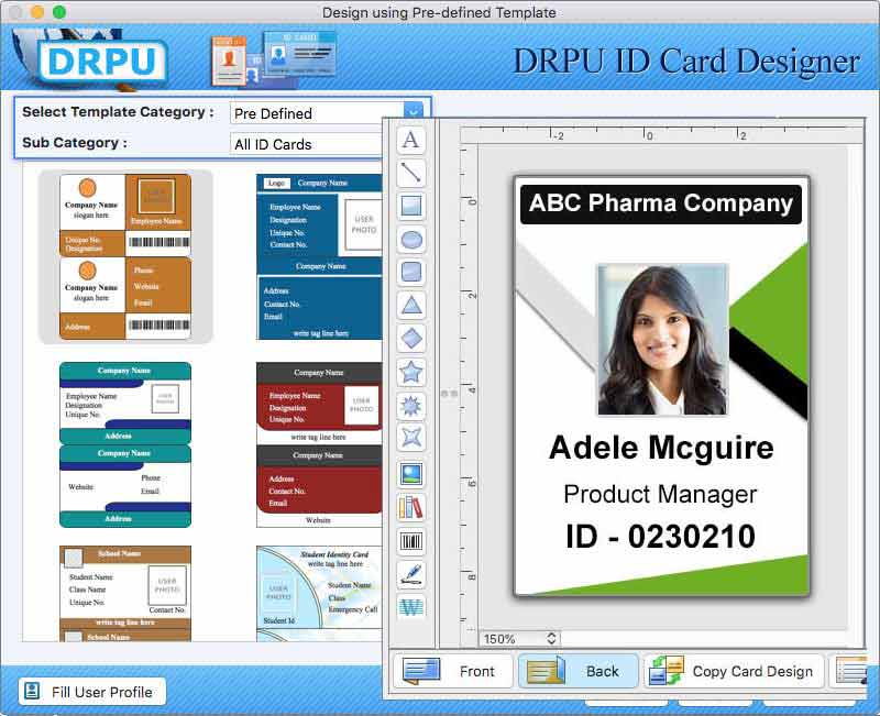 ID Card Design Software for Mac software